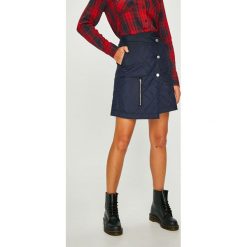 G-Star Raw - Spódnica. Niebieskie spódniczki damskie G-Star RAW, na co dzień, s, bez wzorów, z poliesteru, retro, mini, rozkloszowane. W wyprzedaży za 269,90 zł.