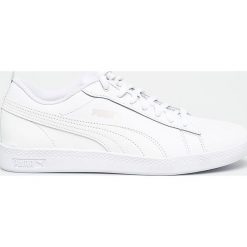 Puma - Buty Smash Wns v2 L. Białe buty sportowe damskie Puma, ze skóry. W wyprzedaży za 199,90 zł.
