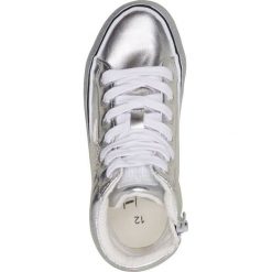 Next RETRO HIGH TOP TRAINERS Tenisówki i Trampki wysokie silver. Szare trampki dziewczęce Next, z tworzywa sztucznego. Za 199,00 zł.