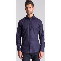 Granatowa koszula Panko we wzór. Niebieskie koszule męskie Joop! Collection, m, bez wzorów, z bawełny, z włoskim kołnierzykiem, bez rękawów. Za 179,60 zł.