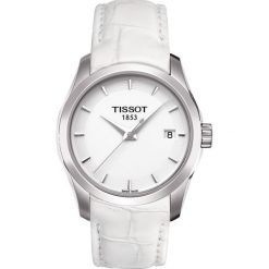 RABAT ZEGAREK TISSOT T- CLASSIC T035.210.16.011.00. Białe zegarki damskie marki TISSOT, ze stali. W wyprzedaży za 849,00 zł.