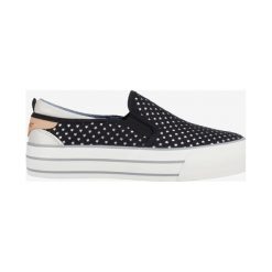 Wrangler Halley Slip On Buty Czarny. Czarne trampki i tenisówki damskie Wrangler, bez wzorów, z materiału, bez zapięcia. Za 240,95 zł.