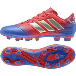 Buty piłkarskie adidas Nemeziz Messi 18.4 FxG M D97273. Buty sportowe męskie Adidas, z materiału, na sznurówki, do piłki nożnej. W wyprzedaży za 249,00 zł.