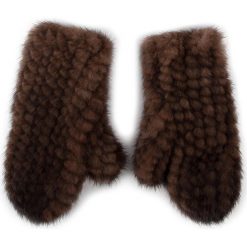 Rękawiczki Damskie WEEKEND MAX MARA - Asmara 55660194 Dark Brown 002. Pomarańczowe rękawiczki damskie Weekend Max Mara, w paski, z materiału. W wyprzedaży za 1139,00 zł.