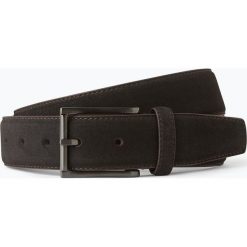 Nils Sundström - Męski pasek skórzany, brązowy. Brązowe paski męskie marki JOOP!, w paski, ze skóry, eleganckie. Za 119,95 zł.