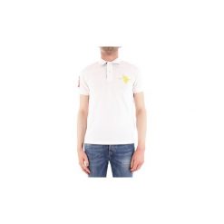 Koszulki polo z krótkim rękawem U.S Polo Assn. 51267-50336. Żółte koszulki męskie U.S. Polo Assn., s, bez wzorów, z krótkim rękawem. Za 415,83 zł.