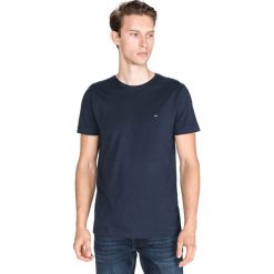 Tommy Hilfiger Essential Koszulka Niebieski. Niebieskie podkoszulki męskie TOMMY HILFIGER, m, bez wzorów, z bawełny, z krótkim rękawem. Za 175,95 zł.