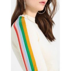 Swetry klasyczne damskie: Topshop RAINBOW SLEEVE CROP Sweter ecru