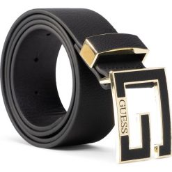 Pasek Damski GUESS - Not Coordina Ted Belts BW7354 P0340 BLA. Czarne paski damskie Guess, w paski, ze skóry ekologicznej. Za 259,00 zł.