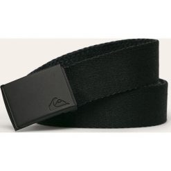 Quiksilver - Pasek. Czarne paski męskie Quiksilver, w paski, z poliesteru. Za 89,90 zł.