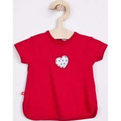 Blukids - Top dziecięcy 68-98 cm. Szare bluzki dziewczęce Blukids, z nadrukiem, z bawełny, z okrągłym kołnierzem. Za 29,90 zł.