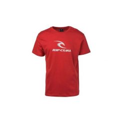 T-shirty z krótkim rękawem Rip Curl Iconic SS Tee CTEIO5. Czerwone t-shirty męskie Rip Curl, s, bez wzorów, bez kołnierzyka, krótkie. Za 96,61 zł.