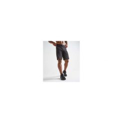 Spodenki fitness kardio FST 900 męskie. Czarne spodenki sportowe męskie DOMYOS, xl, bez wzorów, z elastanu, na fitness i siłownię. Za 99,99 zł.