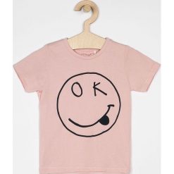 Name it - T-shirt dziecięcy 92-128 cm. Niebieskie t-shirty chłopięce Name it, z nadrukiem, z bawełny, bez rękawów. W wyprzedaży za 24,90 zł.