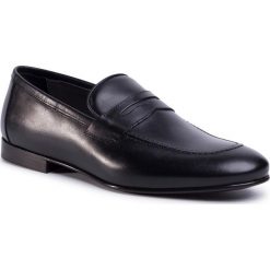 Półbuty POLLINI - SB10142C0AUC0000 Nero. Czarne buty wizytowe męskie Pollini, ze skóry, bez zapięcia. W wyprzedaży za 729,00 zł.