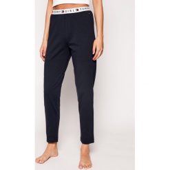 Spodnie piżamowe TOMMY HILFIGER Logo Band UW0UW02030. Niebieskie piżamy damskie TOMMY HILFIGER, m, z bawełny. W wyprzedaży za 139,00 zł.