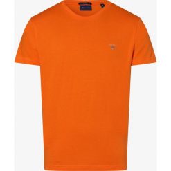 Gant - T-shirt męski, pomarańczowy. Pomarańczowe t-shirty męskie GANT, s, bez wzorów, bez kołnierzyka. Za 129,95 zł.