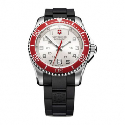 Zegarek "241449" w kolorze czarnym. Czarne zegarki męskie marki Victorinox, ze stali. W wyprzedaży za 1199,95 zł.
