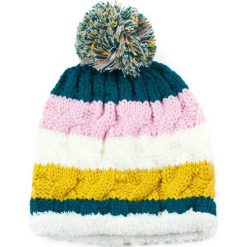 Czapka damska Futerkowe podbicie różowo żółta. Czerwone czapki zimowe damskie Art of Polo. Za 37,60 zł.
