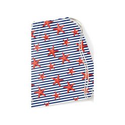 Backpack - Red Starfish. Czerwone plecaki męskie Syrenka store, z nadrukiem, z bawełny. Za 59,00 zł.