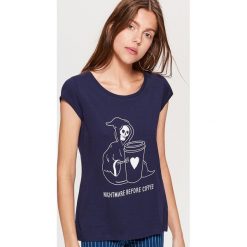 T-shirty damskie: Koszulka halloween - Granatowy