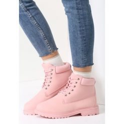 Buty zimowe damskie: Różowe Traperki Don’t Worry Baby