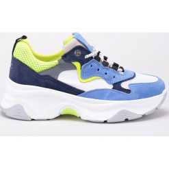 GOE - Buty. Niebieskie buty sportowe damskie GOE, bez wzorów, ze skóry, sportowe. Za 399,90 zł.