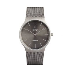 Obaku V178GXTJMJ - Zostań stałym klientem i kupuj jeszcze taniej. Szare zegarki męskie marki Obaku. Za 621,00 zł.