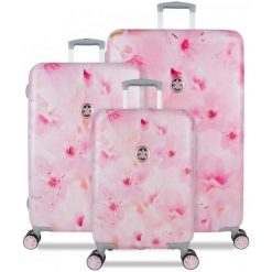 Suitsuit Zestaw Walizek Botanica Blossom. Różowe torebki klasyczne damskie marki Suitsuit, z materiału. W wyprzedaży za 1295,00 zł.