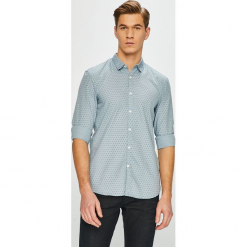 Tom Tailor Denim - Koszula. Brązowe koszule męskie marki TOM TAILOR DENIM, xl, z bawełny, z włoskim kołnierzykiem, z długim rękawem. W wyprzedaży za 129,90 zł.
