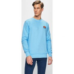 Ellesse - Bluza. Niebieskie bluzy męskie marki Ellesse, s, bez wzorów, z bawełny, z okrągłym kołnierzem, bez rękawów, bez kaptura. Za 219,90 zł.