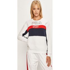 Fila - Bluza. Szare bluzy damskie Fila, s, z nadrukiem, z bawełny, bez rękawów, bez kaptura. W wyprzedaży za 179,90 zł.