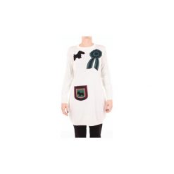 Sukienki krótkie Moschino A04825800. Szare sukienki damskie MOSCHINO, bez wzorów, bez kołnierzyka, z krótkim rękawem, krótkie, mini. Za 1239,40 zł.