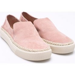 Toms - Tenisówki Sunset. Różowe tenisówki damskie marki Toms, ze skóry. W wyprzedaży za 249,90 zł.