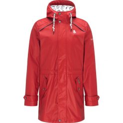 Parka przeciwdeszczowa w kolorze czerwonym. Czerwone płaszcze męskie Schmuddelwedda, s, z nadrukiem. W wyprzedaży za 307,95 zł.
