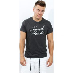 T-shirt Edward Orlovski Ciemny Melanż Signature (1). T-shirty męskie Edward Orlovski, m, bez wzorów, z bawełny, eleganckie, z włoskim kołnierzykiem. Za 55,00 zł.
