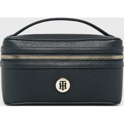 Tommy Hilfiger - Kosmetyczka. Czarne kosmetyczki damskie TOMMY HILFIGER, z materiału. Za 269,90 zł.