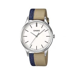 Zegarek CASIO - MTP-E133L-7EEF Beige/Denim/Silver. Szare zegarki męskie CASIO. Za 329,00 zł.