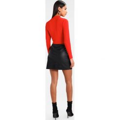 Minispódniczki: Miss Selfridge CONTRAST ALINE SKIRT Spódnica ołówkowa black