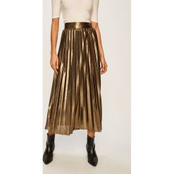 Only - Spódnica. Żółte spódniczki damskie ONLY, na co dzień, s, bez wzorów, z poliesteru, casualowe, z podwyższonym stanem, maxi, rozkloszowane. Za 139,90 zł.