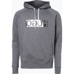 Bluzy damskie: HUGO – Damska bluza nierozpinana – D/unisex-silver, szary
