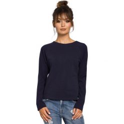 CARTER Bluzka z rękawami z tkaniny - granatowa. Bluzki damskie BE, s, bez wzorów, z elastanu, eleganckie, bez kołnierzyka, bez rękawów. Za 119,00 zł.