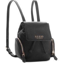 Plecak GUESS - HWVG67 00310 BLA. Czarne plecaki damskie Guess, z aplikacjami, ze skóry ekologicznej, klasyczne. Za 589,00 zł.
