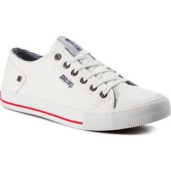 Trampki BIG STAR - DD174260 White. Białe trampki męskie BIG STAR, bez wzorów, z gumy, eleganckie, bez zapięcia. Za 109,00 zł.