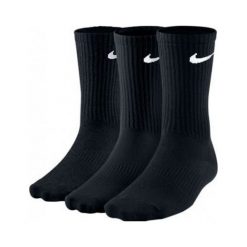 Skarpety Nike 3PPK Lightweight Crew (SX4704-001). Czarne skarpetki męskie marki Nike, bez wzorów. Za 39,99 zł.