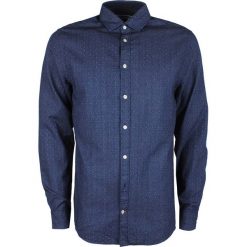 Tommy Hilfiger Koszula "Indigo". Niebieskie koszule męskie TOMMY HILFIGER, bez wzorów, z bawełny, bez kołnierzyka, bez rękawów. Za 219,00 zł.