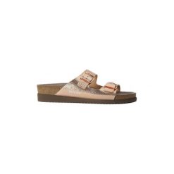 Klapki Mephisto HARMONY NUDE. Brązowe klapki damskie Mephisto, bez wzorów, bez obcasa. Za 341,67 zł.