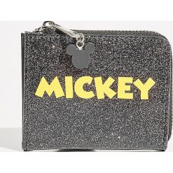 Portfel Mickey Mouse - Czarny. Czarne portfele damskie Sinsay, z motywem z bajki. Za 29,99 zł.