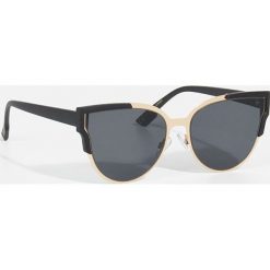 Parfois - Okulary. Czarne okulary przeciwsłoneczne damskie marki Parfois. Za 69,90 zł.