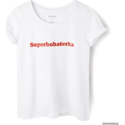 T-shirty damskie: T-shirt biały Superbohaterka